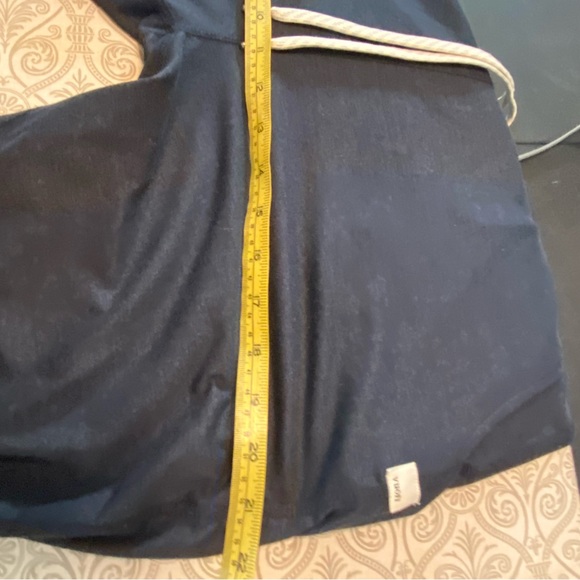 Vuori Lux Navy Dark Blue Jumpsuit Drawstring Waist Medium M Racerback Jogger - Picture 14 of 15